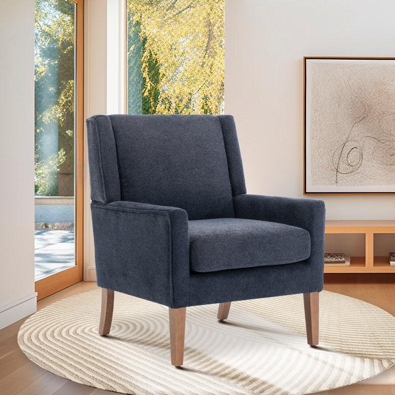 Modern Chic Linen Arm Chair - 90x85x85 cm - By Alhome - ALHOME