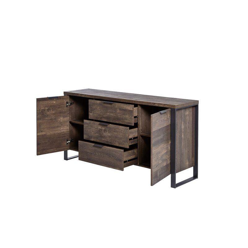 Contemporary Wood Buffet Table By Alhome - 110110551 - ALHOME