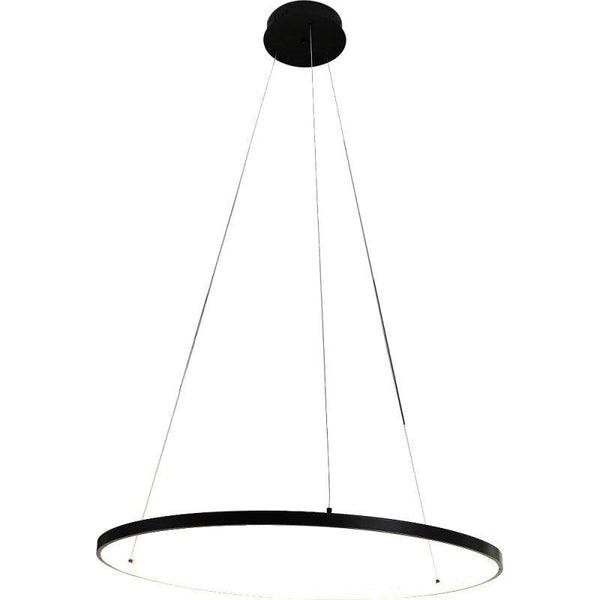 Modern Chandelier, Lighting Color Yellow - 20 Watts - Black By Alhome - ALHOME