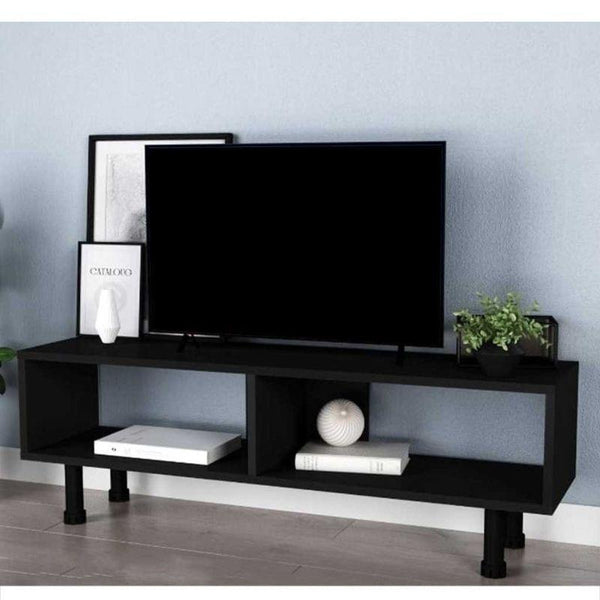 Black TV Unit With Sleek Minimalism for Modern Living By Alhome - ALHOME