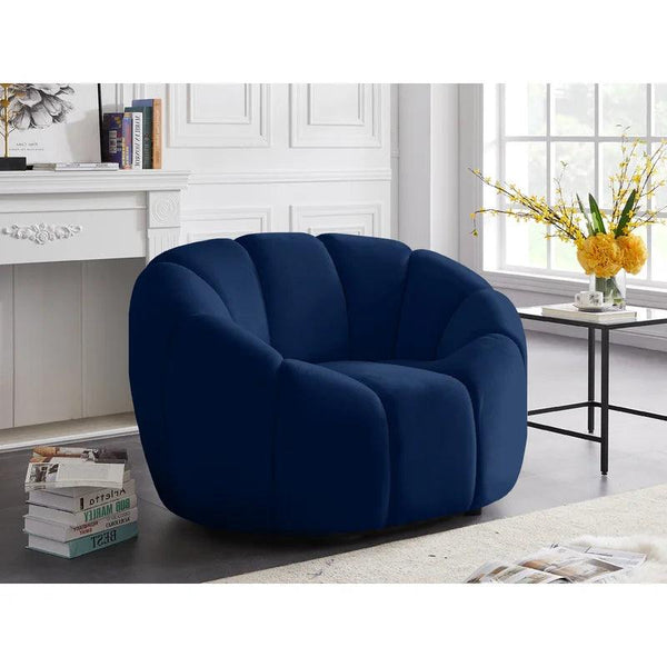 Indigo Velvet Chair By Alhome - ALHOME