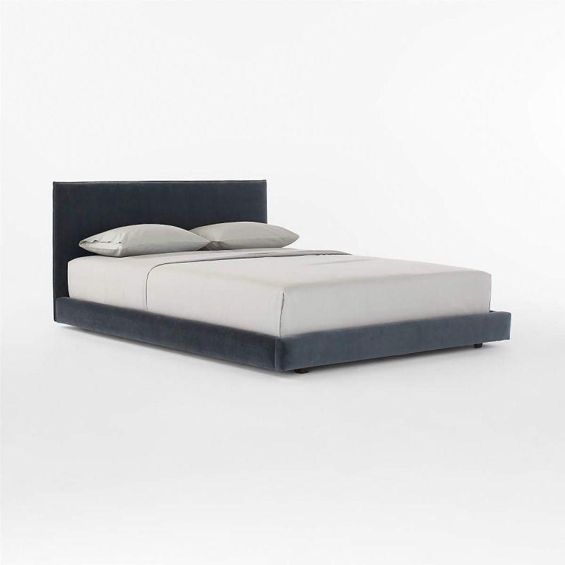 Royal Elegance: Swedish Wood King Bed - Majestic Grey Overture (160x200x140) by Alhome - ALHOME