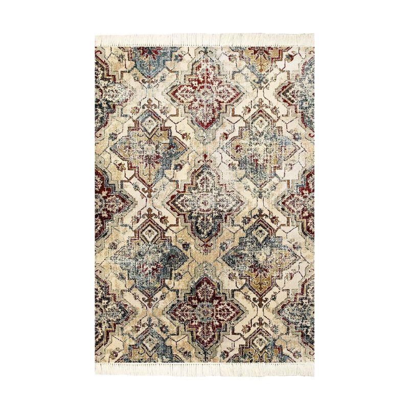 Velvet Turkish Decorative Carpet - Multicolor - By In House - ALHOME