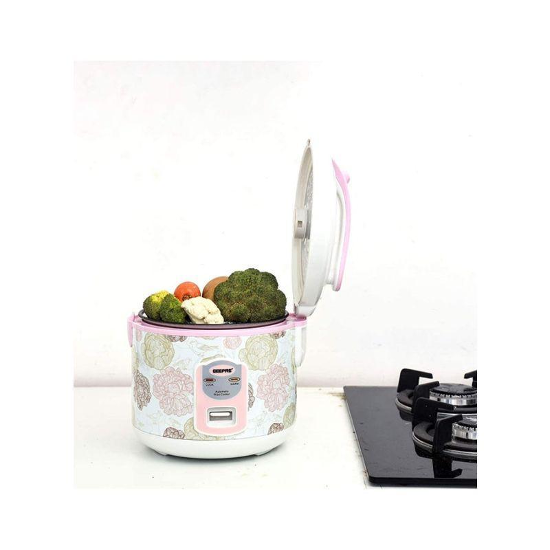 Geepas Electric Rice Cooker 1.5 L 500 W - GRC4334 - .com - Your Destination for Baby & Mother Needs in Saudi Arabia