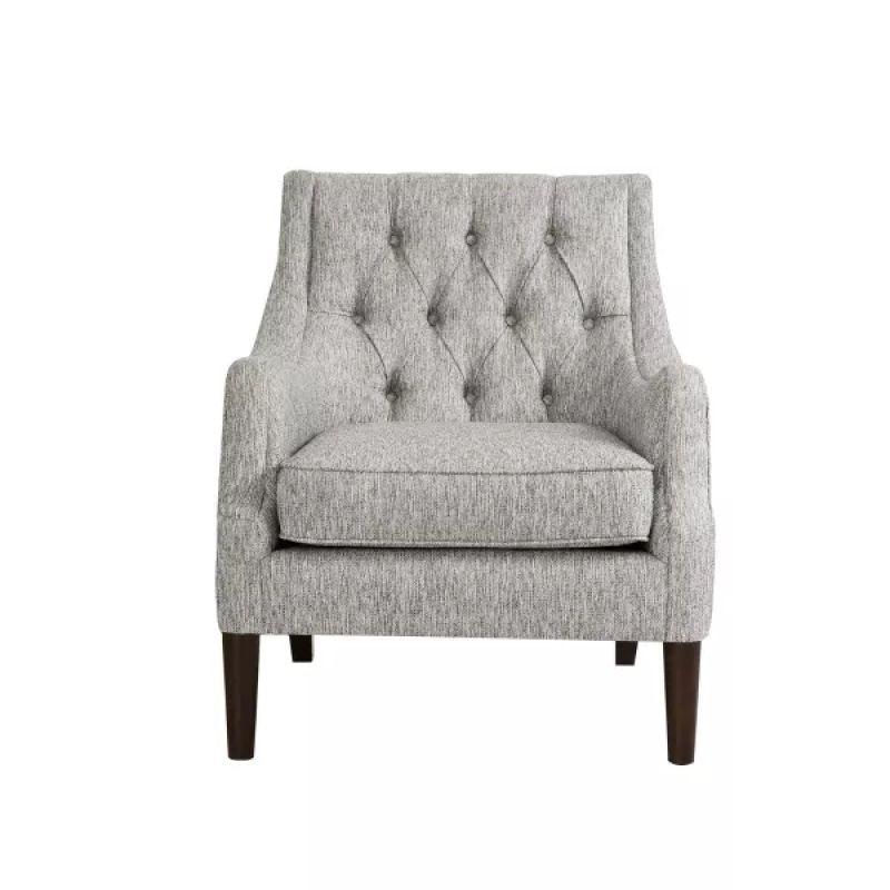 Modern Luxurious Linen Arm Chair - 90x85x85 cm - By Alhome - ALHOME