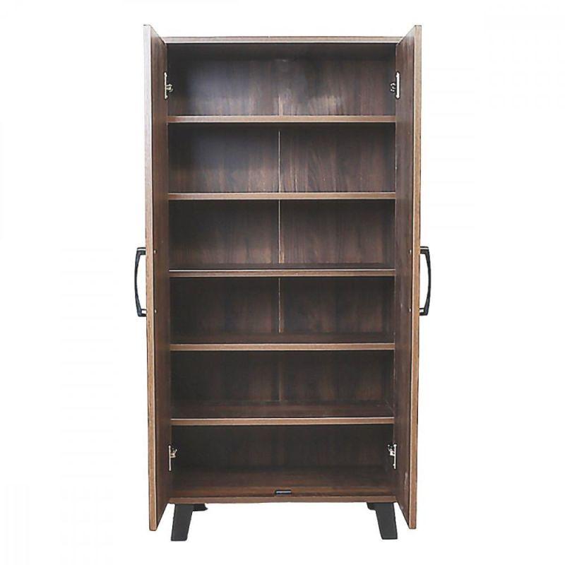 Shoe Organizer Cabinet From Malaysian Wood - Brown - 60x32.5x122 cm - By Baity - ALHOME