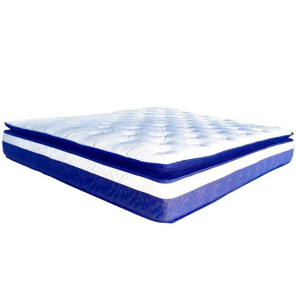 Good Night Mattress 200x180x32 cm - White And Blue by Alhome .com - Your Destination for Baby & Mother Needs in Saudi Arabia