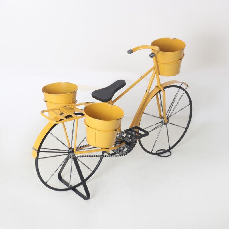 Decoration Metal Bike - Yellow By Alhome - ALHOME