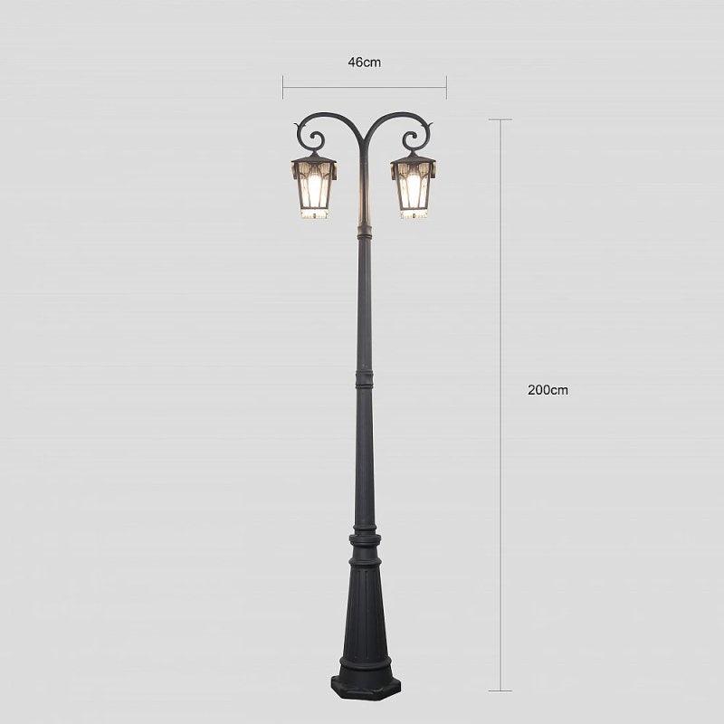 Outdoor Lantern - 2 Meters - Black - By Alhome - ALHOME