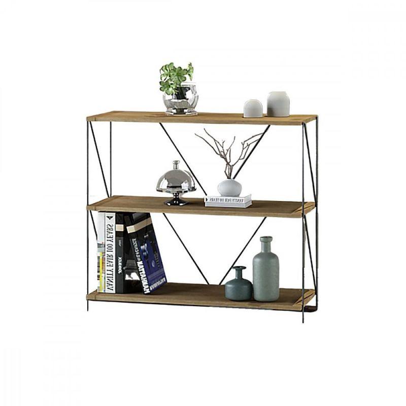 Multi-Use Shelving Unit From Malaysian Wood - 3 Layers - By Baity - ALHOME