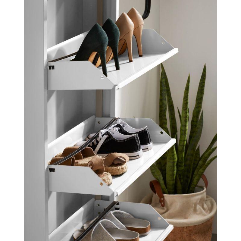 White Engineered Wood Shoe Rack - Size: 50x15x169 By Alhome - ALHOME