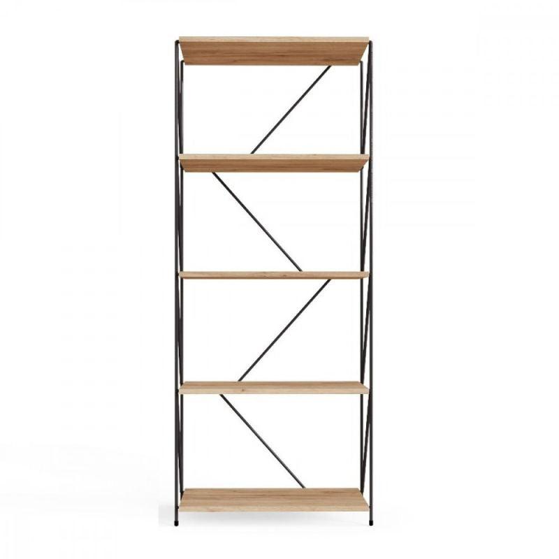 Multi-Use Malaysian Wood Shelving Unit - 5 Layers - By Baity - ALHOME