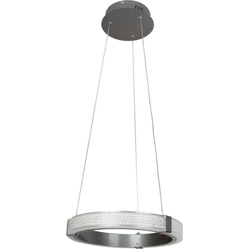 Modern Ring Chandelier With 3 Lights - 48 Watts - Gray By Alhome - C5726 - ALHOME