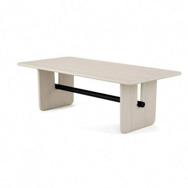 White Wood Dining Table for Contemporary Dining By Alhome - ALHOME