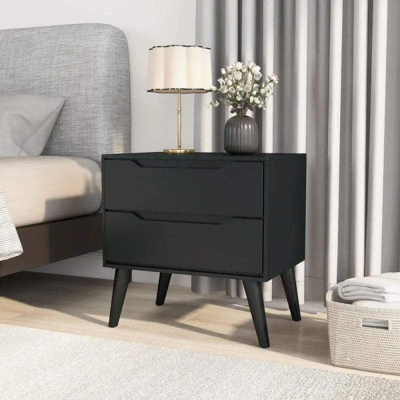 Modern Painted MDF Nightstand By Alhome - ALHOME