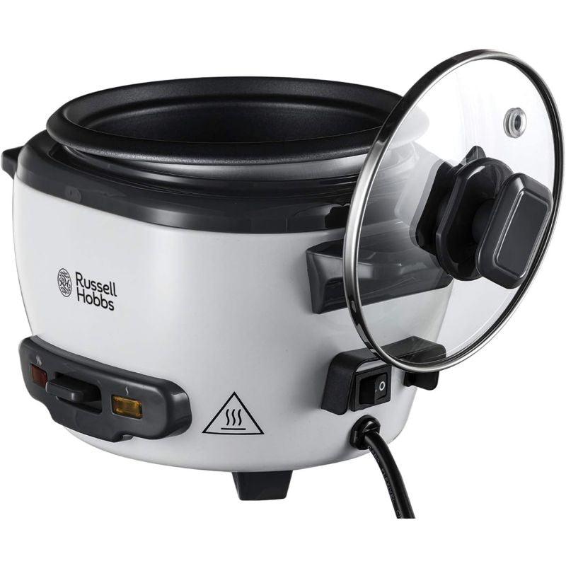 Russell Hobbs Medium Rice Cooker And Steamer - White - .com - Your Destination for Baby & Mother Needs in Saudi Arabia