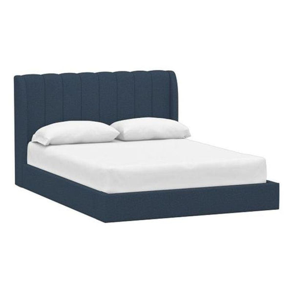 Swedish Wood Chanel Blue Super King Bed By Alhome - ALHOME