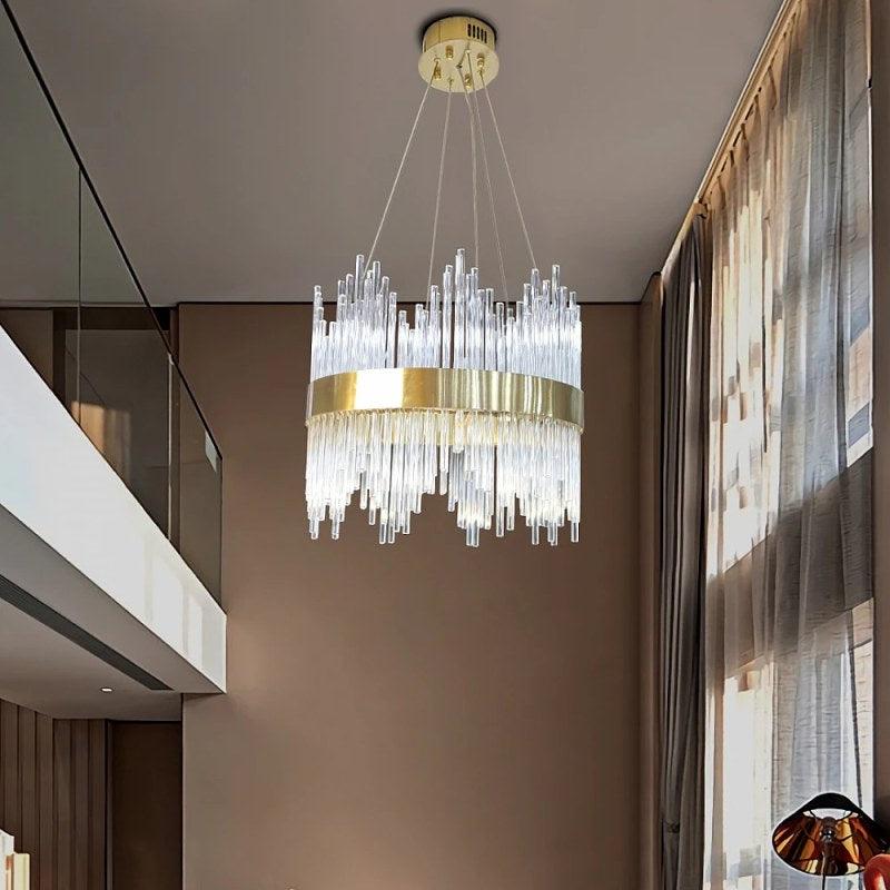 A Distinctive Oil Chandelier With 3 Charming Lights By Alhome - ALHOME