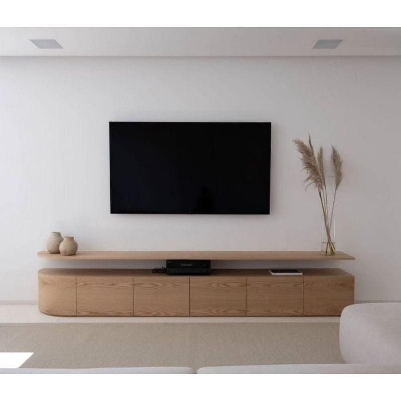 Wood TV Unit for Stylish Entertainment By Alhome - ALHOME