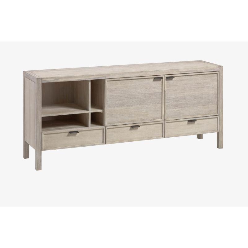 Beige Engineered Wood TV Unit - Size: 120x45x50 By Alhome - 110112219 - ALHOME