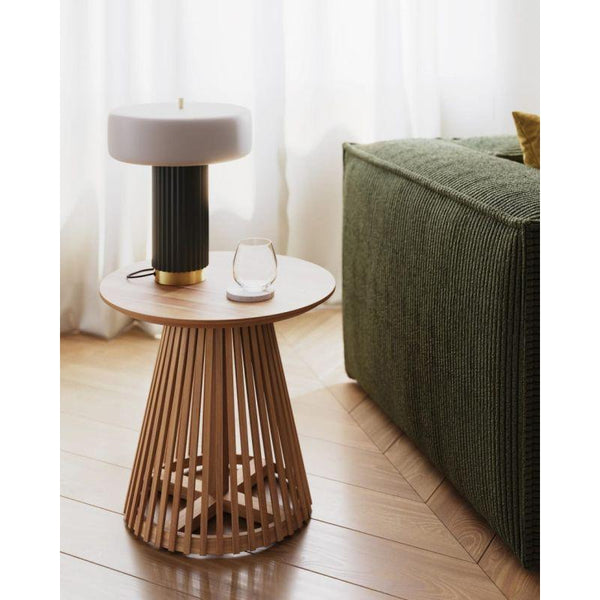 Beige Engineered Wood Side Table - Size: 50x60 By Alhome - ALHOME