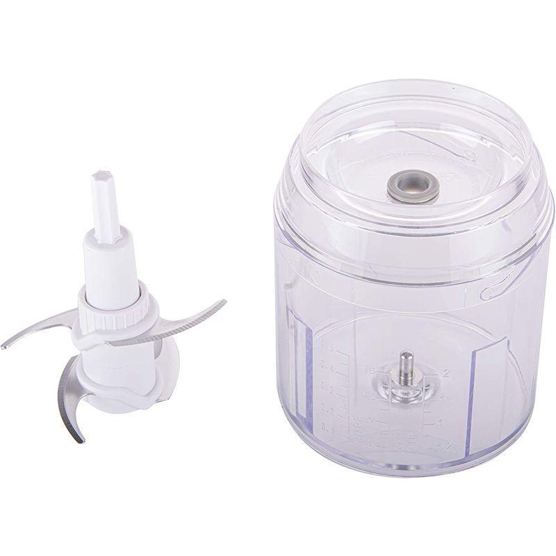 ATC Food Prossesor With Two Blades - 0.5 Liters - White - H-MX6S - 