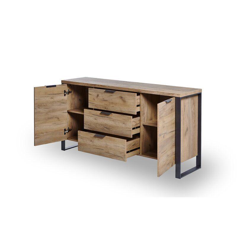 Modern Wood Buffet Table By Alhome - 110110550 - ALHOME