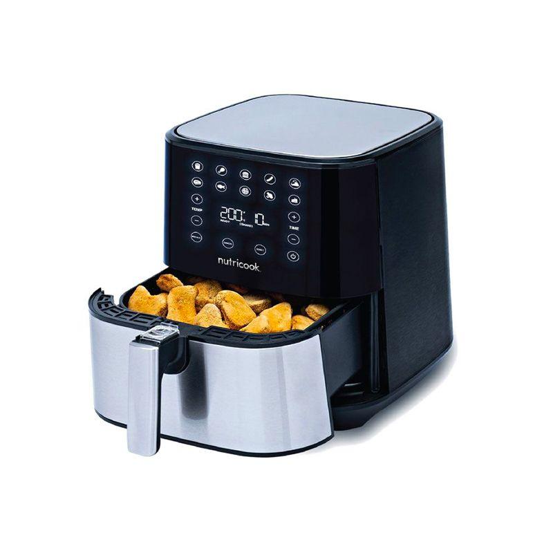 Nutricook Air Fryer - 5.5 L - 1700 W - Stainless Steel - Black And Silver - ALHOME