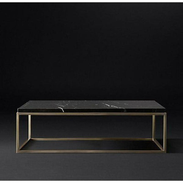 Black Marble Center Table for Modern Luxury By Alhome - ALHOME