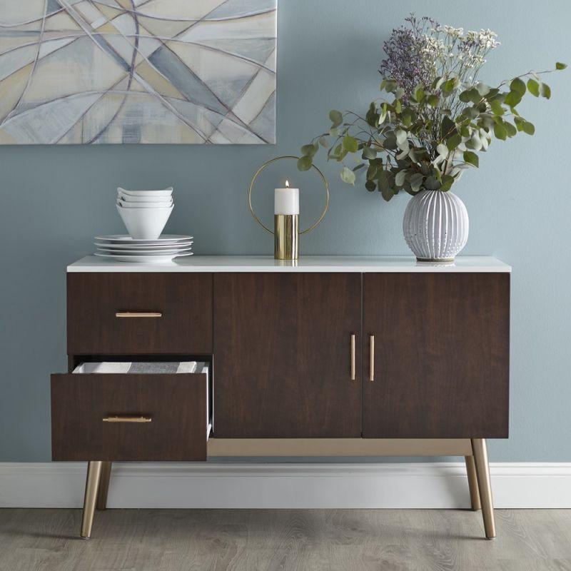 Classic Brown MDF Buffet by Alhome - ALHOME