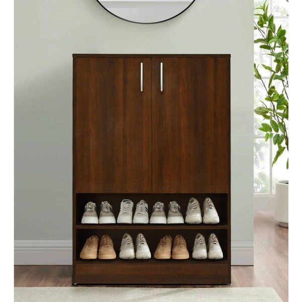 Compressed Wood Shoe Rack with Vertical Elegance By Alhome - ALHOME