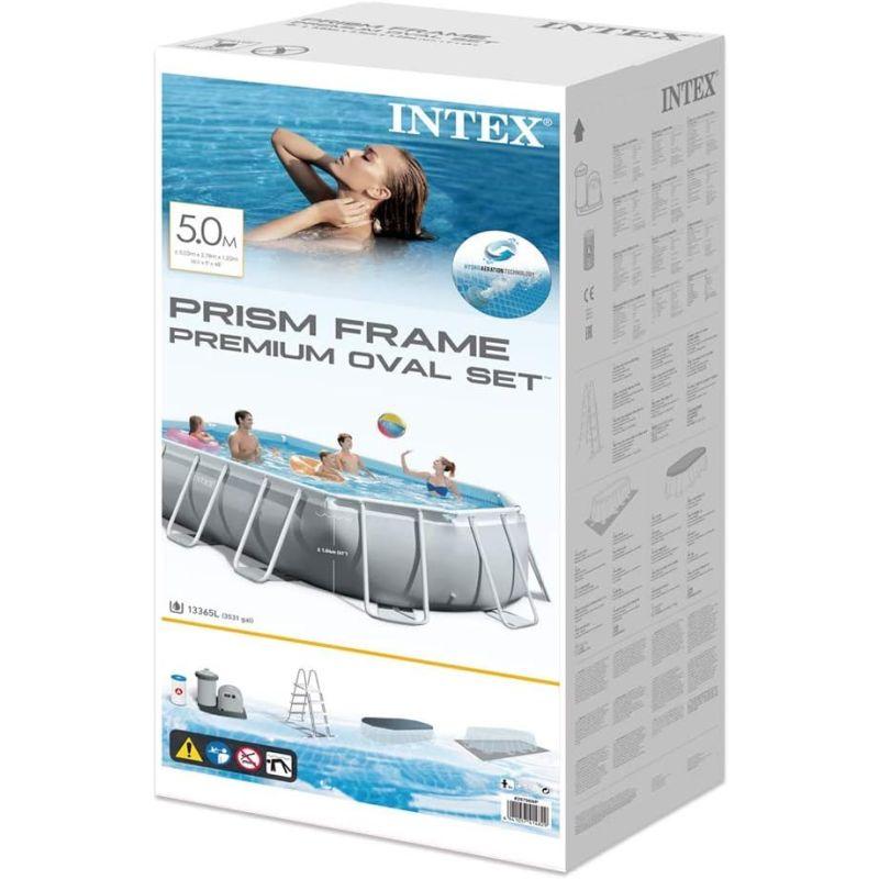 Intex Prism Frame Oval Pool Set - .com - Your Destination for Baby & Mother Needs in Saudi Arabia