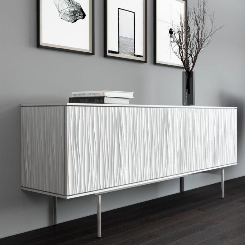 Harmony Black and White Wood Buffet - By Alhome - ALHOME