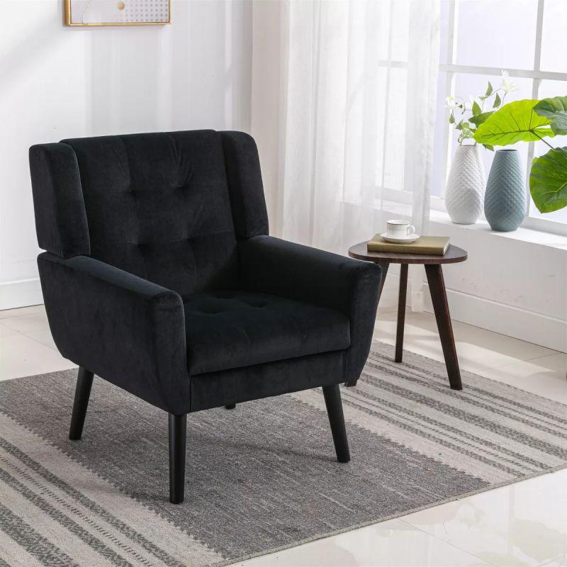 Comfortable Velvet Chair - 90x85x85 cm - By Alhome - ALHOME