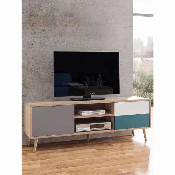 Beige TV Unit With Timeless Elegance for Your Entertainment Space By Alhome - 110113157 - ALHOME