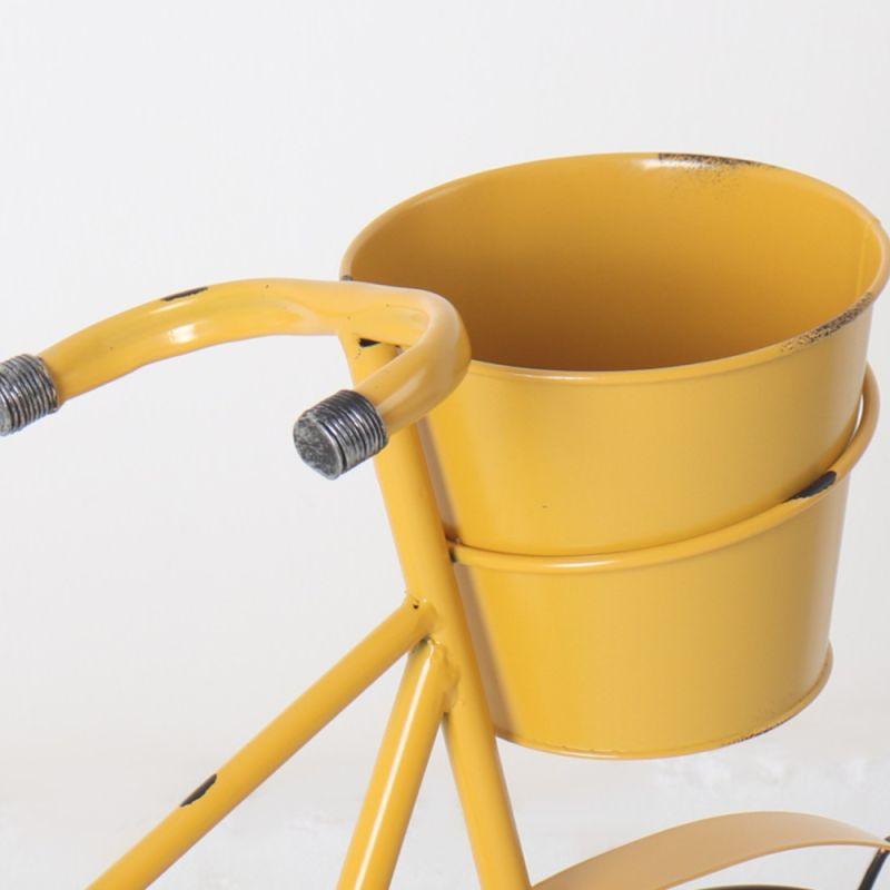 Decoration Metal Bike - Yellow By Alhome - ALHOME