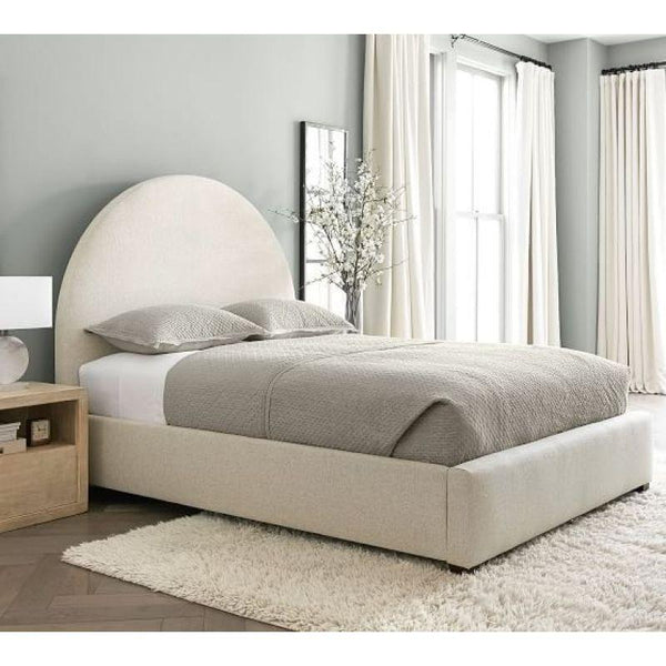 Chic Beige Chanel Queen Bed By Alhome - ALHOME