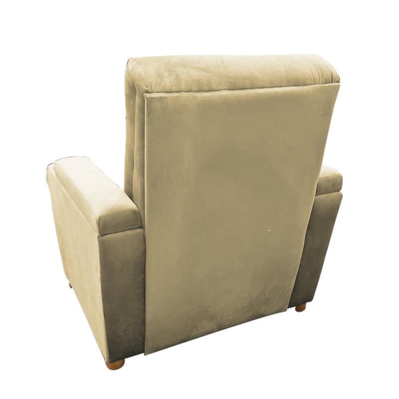 Velvet Classic Cinematic Recliner Chair with Cups Holder - E1 by In House - ALHOME