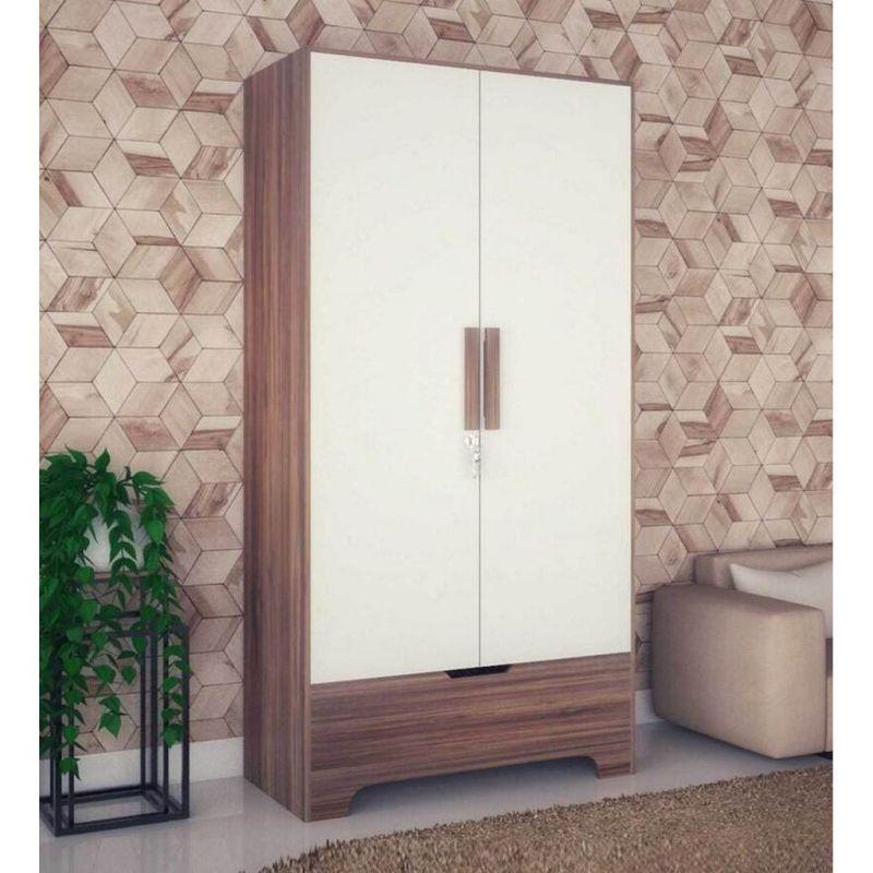 White Wardrobe With Timeless Elegance for Your Storage Solutions by Alhome - ALHOME