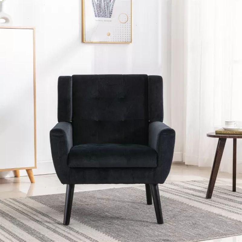 Comfortable Velvet Chair - 90x85x85 cm - By Alhome - ALHOME