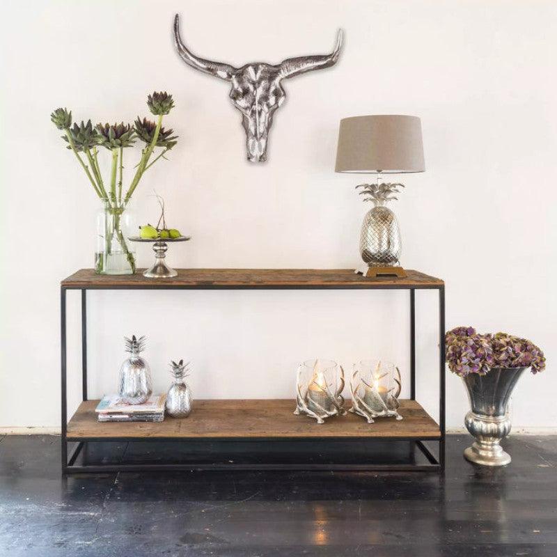 Industrial Wood and Iron Console By Alhome - ALHOME