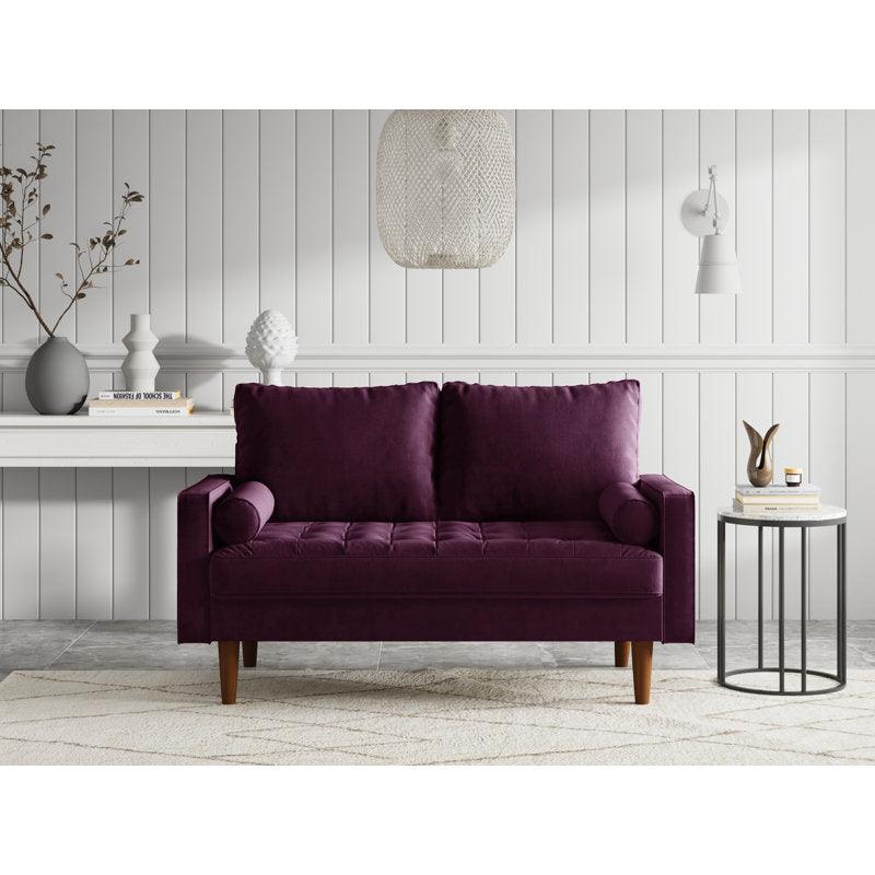 Modern Chic Velvet 2 Seater Sofa - 180x85x85 cm - By Alhome - ALHOME