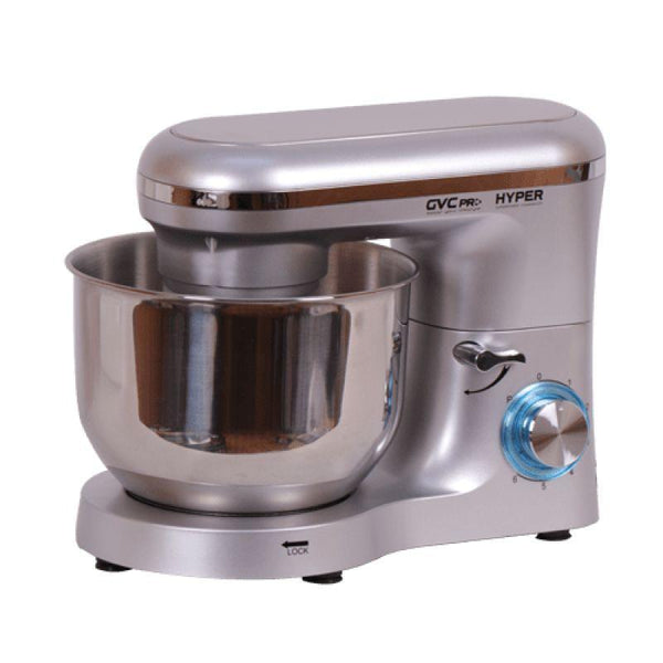 GVC Titanium Electric Stand Mixer - 6.5 Liters - 1100 Watts - Silver - GVMX-1350S - 