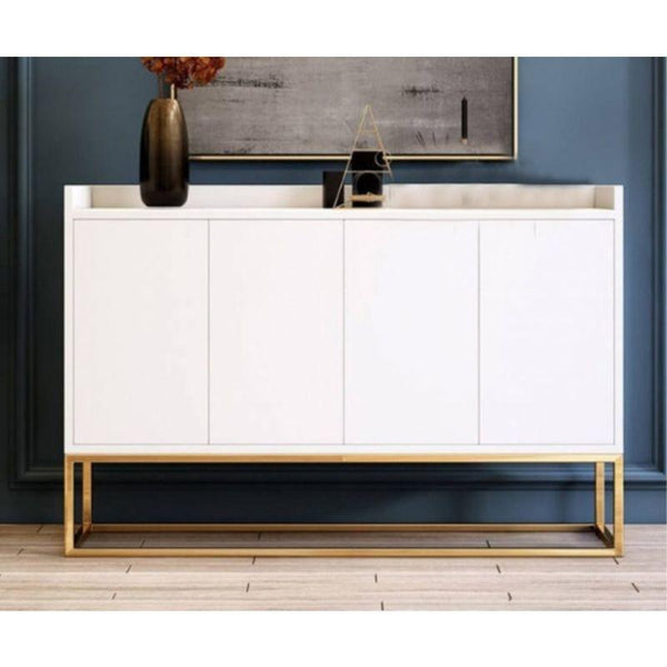 White Console Unit By Alhome - ALHOME