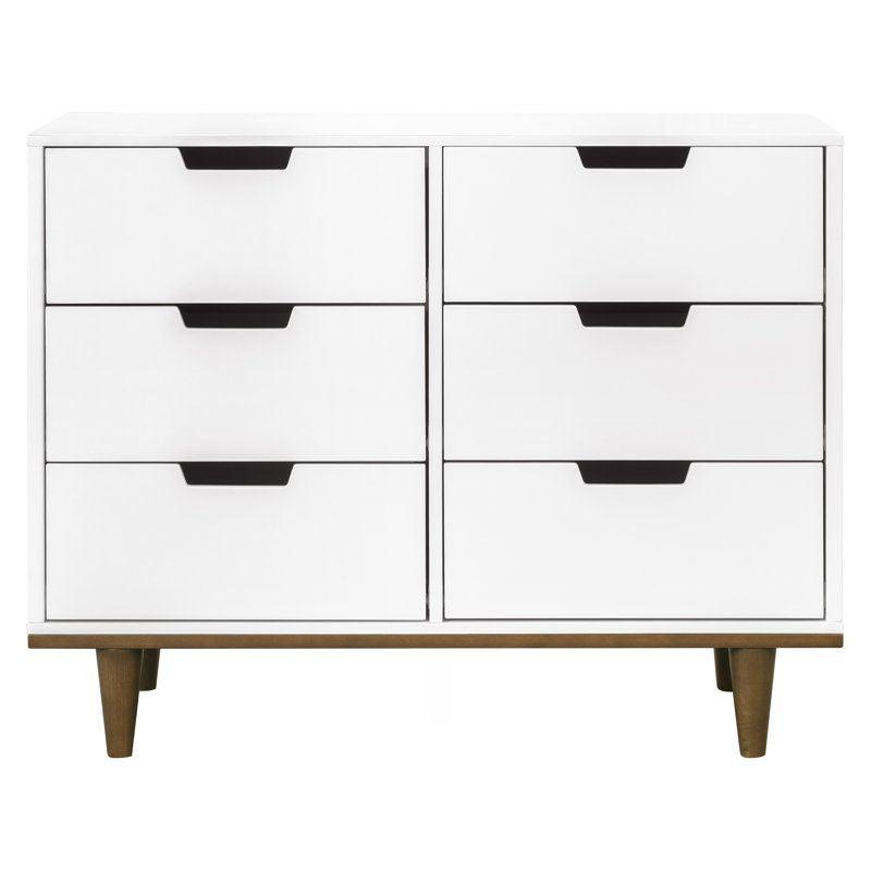 Kids Dresser: 118x48x85 Wood, White by Alhome - ALHOME