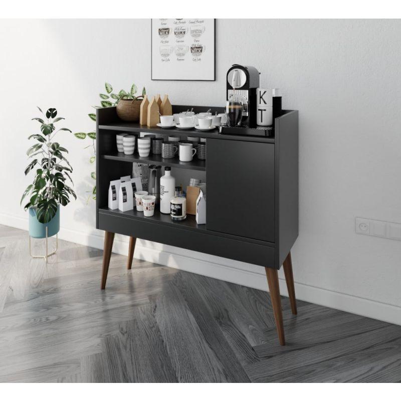 Modern Black Coffee Corner By Alhome - ALHOME