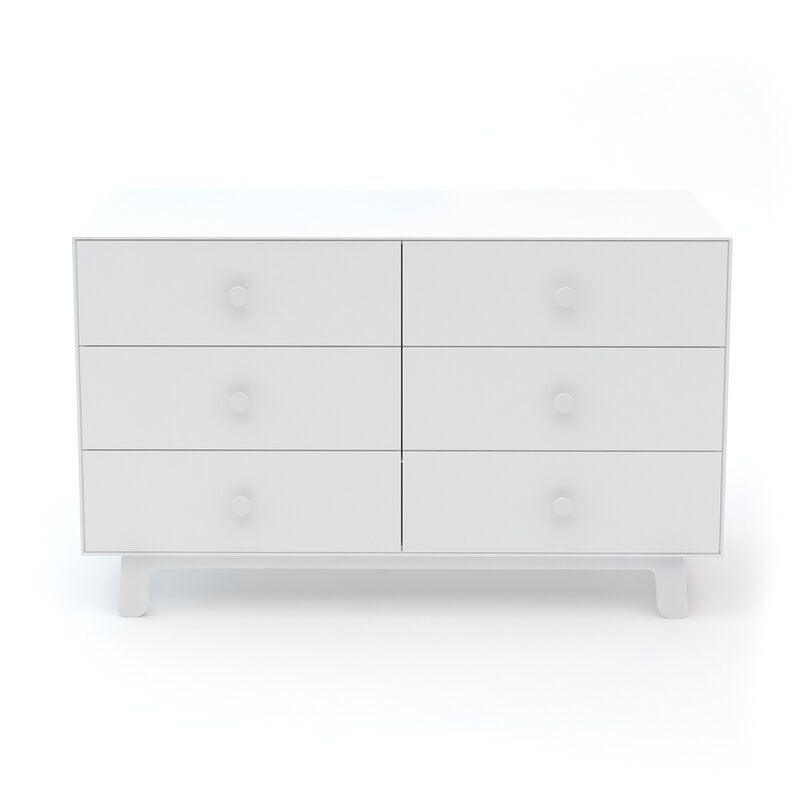 Kids Dresser: 134x49x83 Wood, White by Alhome - ALHOME