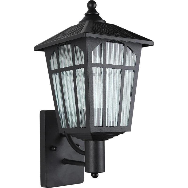 Outdoor Wall Lantern - Resistant To External Conditions - Black - By Alhome - ALHOME