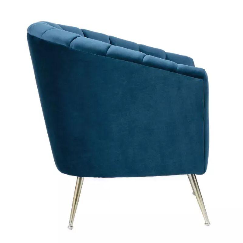 Modern Chic Velvet Arm Chair - 80x85x85 cm - By Alhome - ALHOME