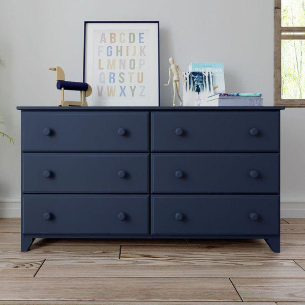 Kids Dresser: 149x39x82 Wood, Indigo by Alhome - ALHOME